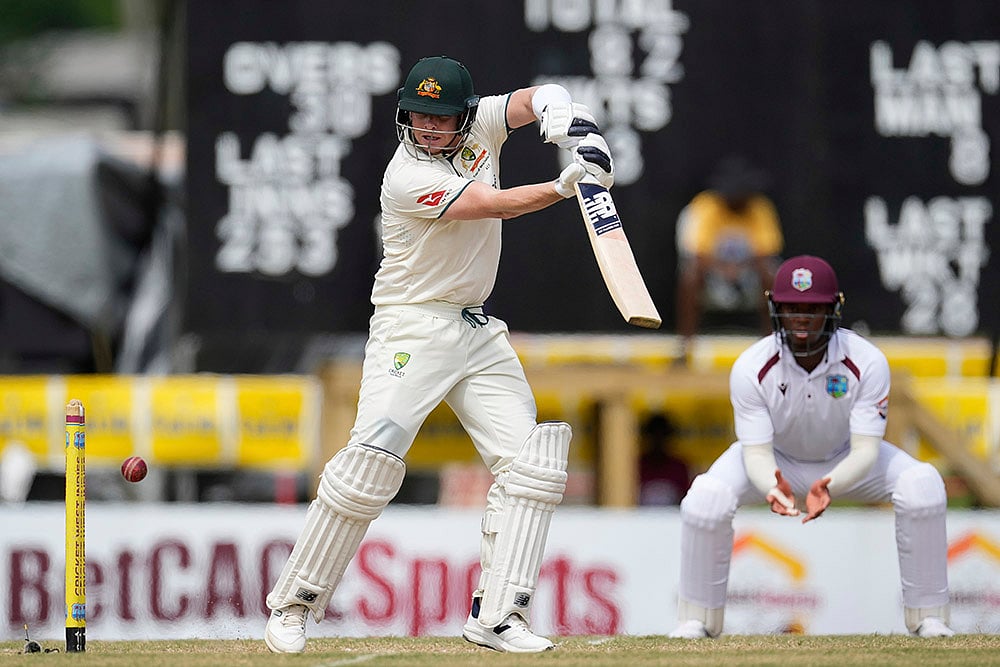 Australia tour of West Indies; WI vs AUS 2nd test day 3 in Colombo_Steve Smith