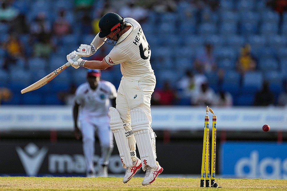 Australia tour of West Indies; WI vs AUS 2nd test day 3 in Colombo_Travis Head 