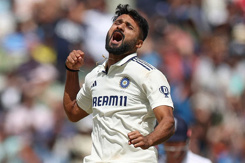 Indias Tour of England, IND vs ENG 2nd test Day 5 in Birmingham_Akash Deep