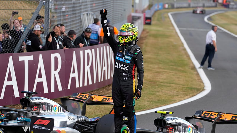 McLaren driver Lando Norris AP 