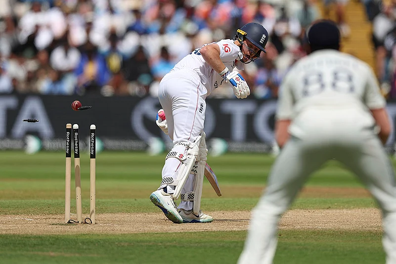 Indias Tour of England, IND vs ENG 2nd test Day 5 in Birmingham_Ollie Pope
