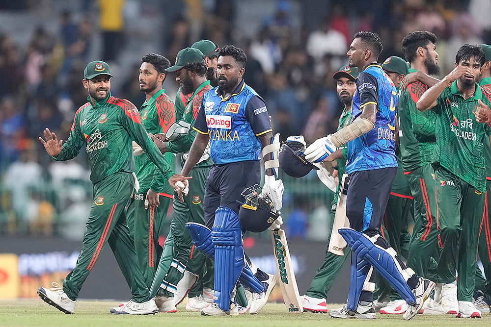 | Photo: AP/Eranga Jayawardena : Sri Lanka Vs Bangladesh 2nd ODI