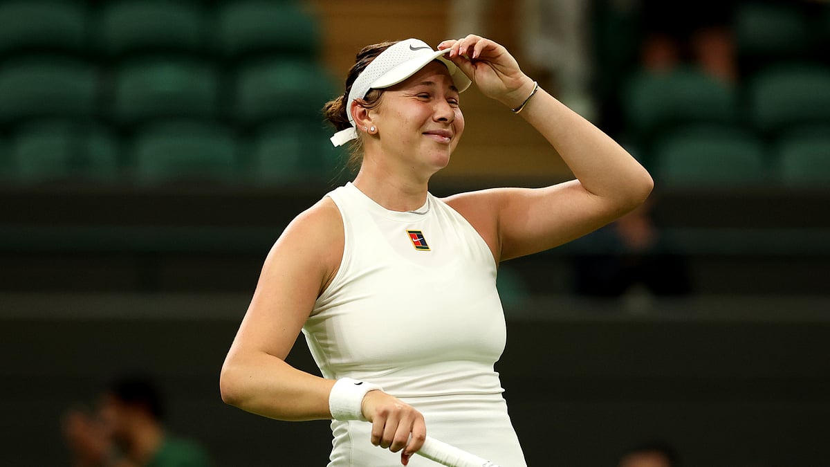 Amanda Anisimova at Wimbledon.
