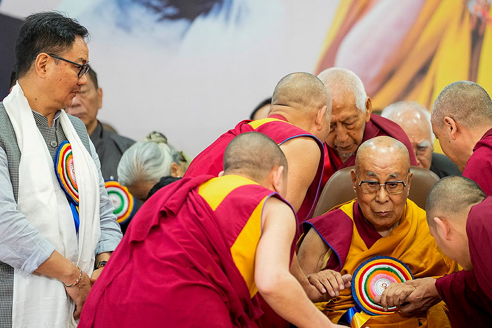 Tibetan spiritual leader the Dalai Lama: 