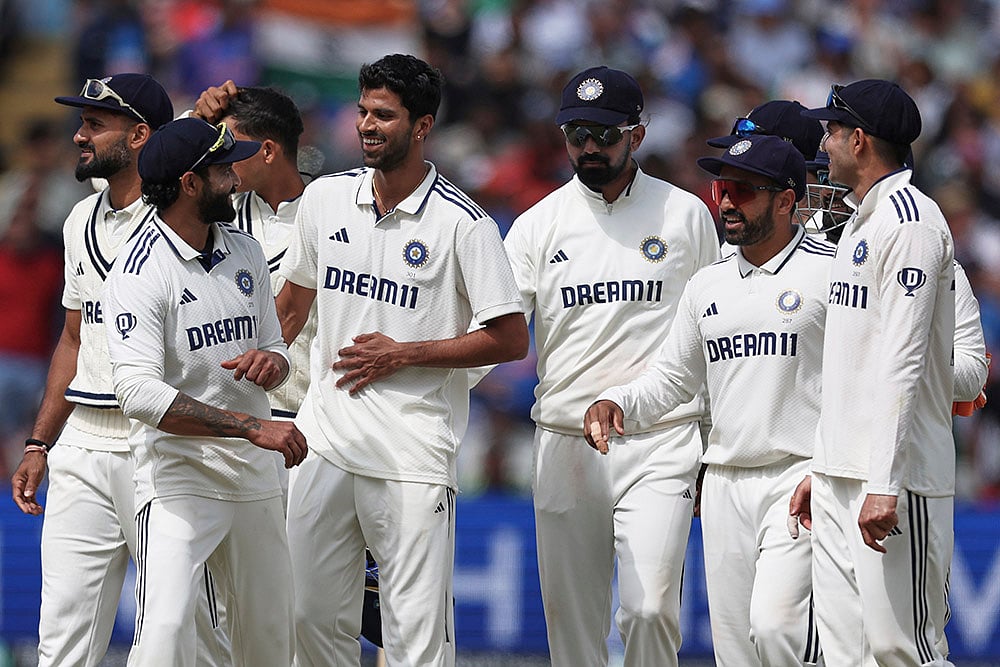 Indias Tour of England, IND vs ENG 2nd test Day 5 in Birmingham_Washington Sundar
