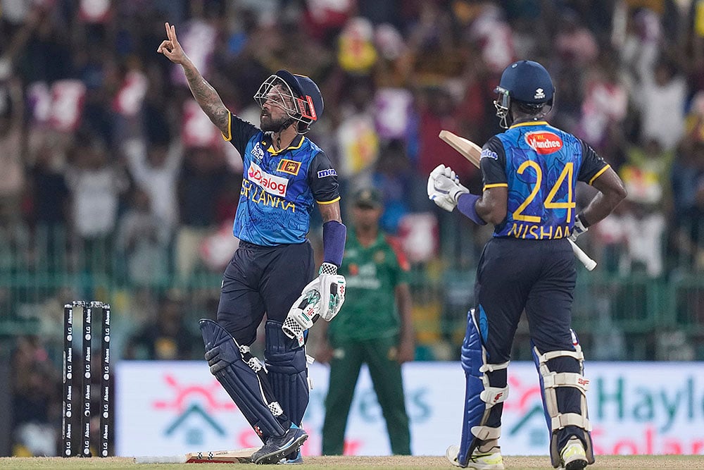 Sri Lanka Vs Bangladesh 2nd ODI cricket match in Colombo_ Kusal Mendis 