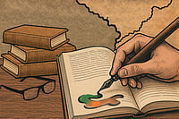 A Good Read On A Long Flight Illustration: Saahil