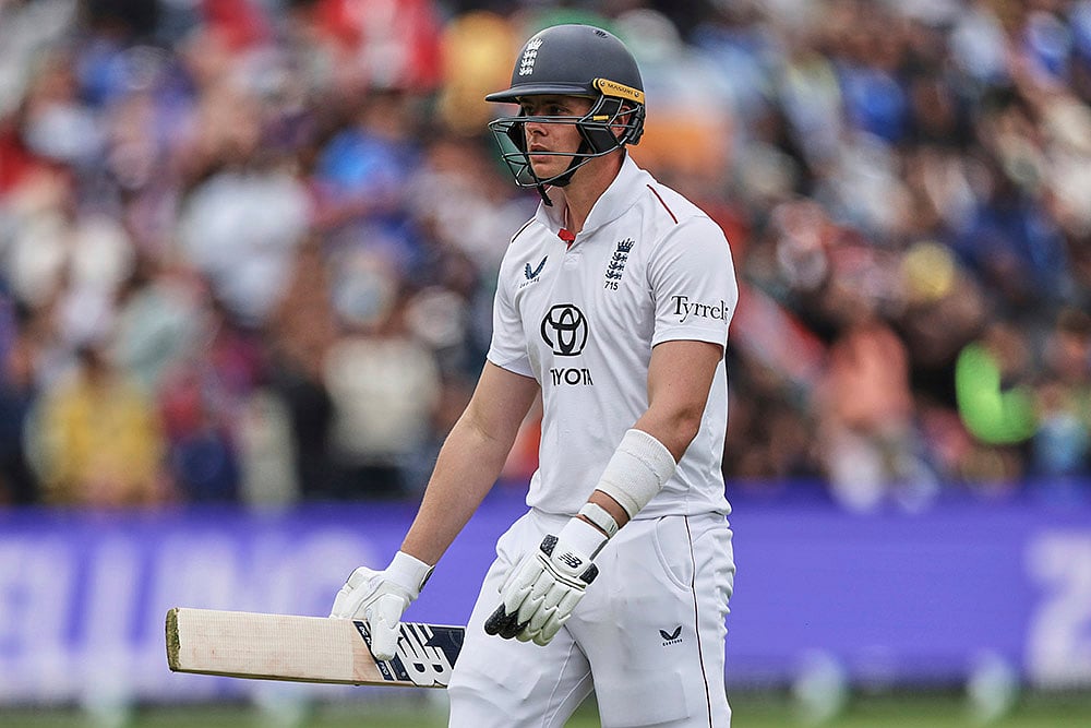 Indias Tour of England, IND vs ENG 2nd test Day 5 in Birmingham_Jamie Smith 