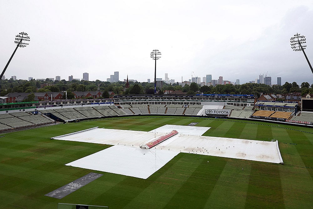 Indias Tour of England, IND vs ENG 2nd test Day 5 in Birmingham_Rain delay
