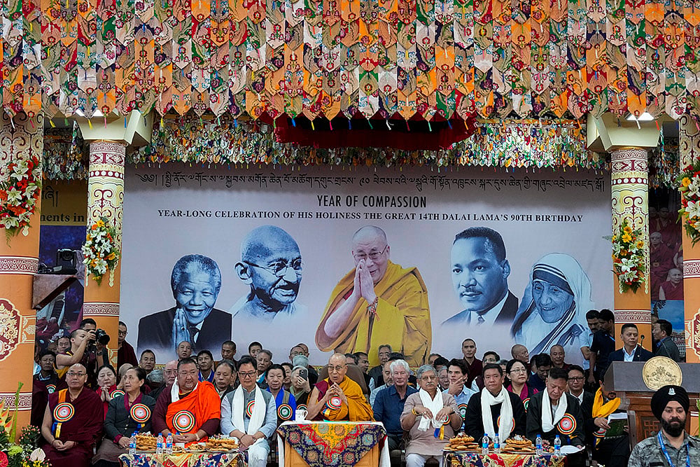 Tibetan spiritual leader the Dalai Lama: 