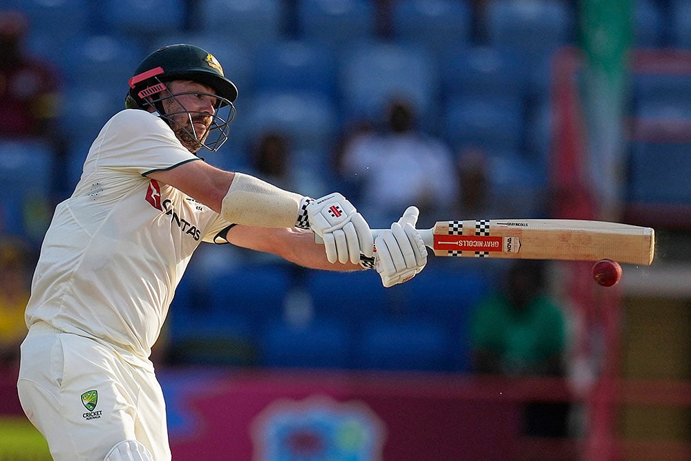 Australia tour of West Indies; WI vs AUS 2nd test day 3 in Colombo_Travis Head 