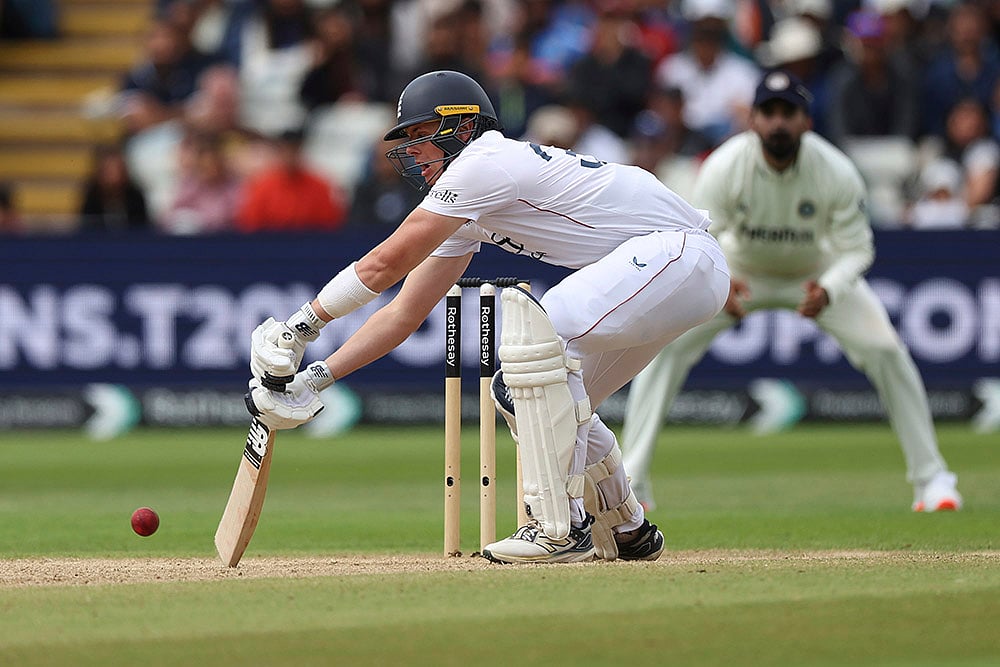 Indias Tour of England, IND vs ENG 2nd test Day 5 in Birmingham_Jamie Smith 