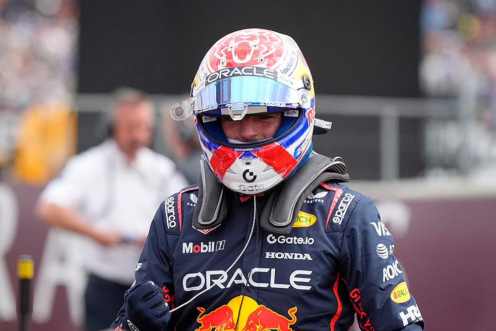 British Formula One Grand Prix Qualifying Race in Silverstone_Max Verstappen