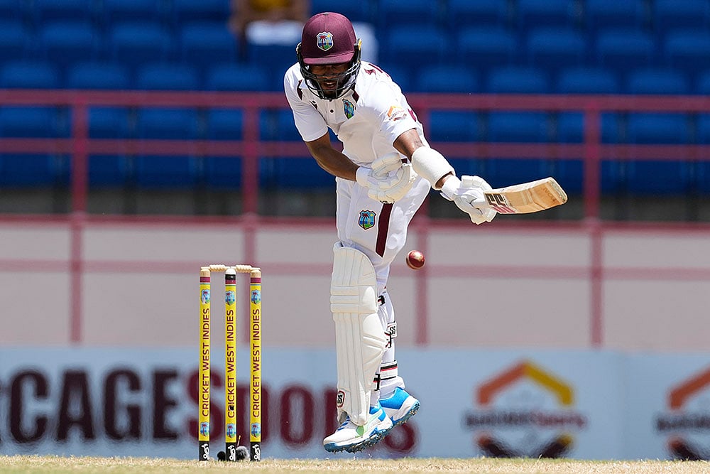 Australias Tour of West Indies; WI Vs AUS 2nd Test Cricket match Day 4 photos_Shai Hope 