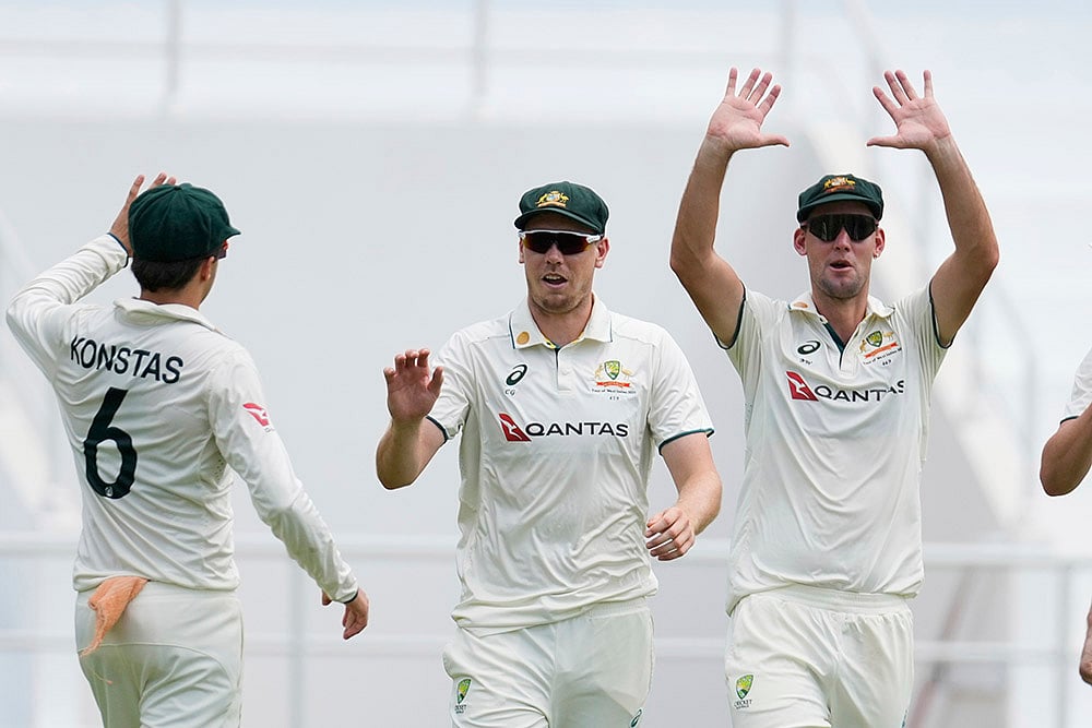 Australias Tour of West Indies; WI Vs AUS 2nd Test Cricket match Day 4 photos_Cameron Green