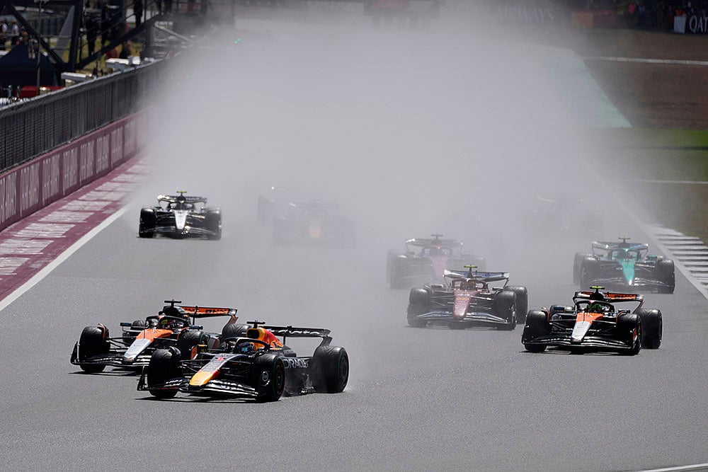 British Formula One Grand Prix race 2025 in Silverstone circuit_Max Verstappen