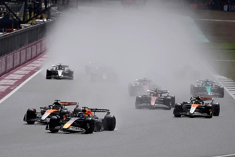 British Formula One Grand Prix race 2025 in Silverstone circuit_Max Verstappen