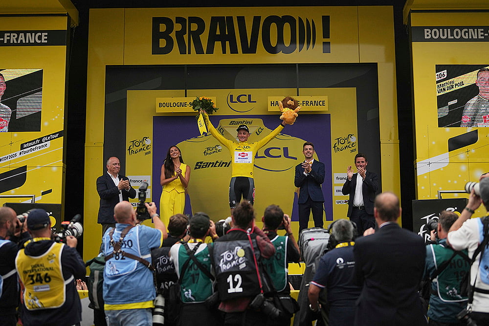 Second stage of the Tour de France cycling race 2025: Mathieu van der Poel 