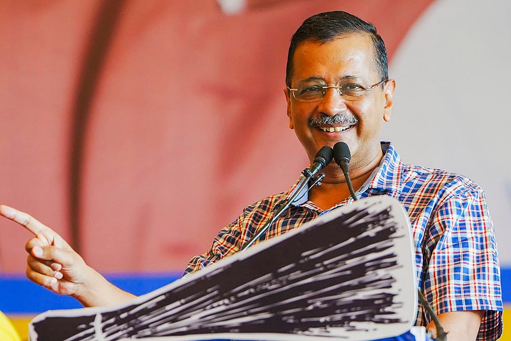 | Photo: @ArvindKejriwal via PTI  : Arvind Kejriwal 