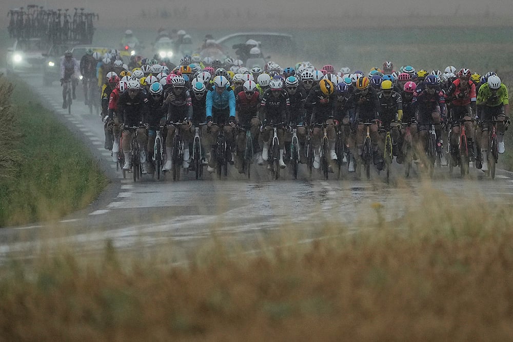Second stage of the Tour de France cycling race 2025 