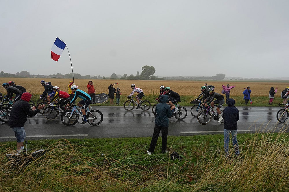 Second stage of the Tour de France cycling race 2025 photos