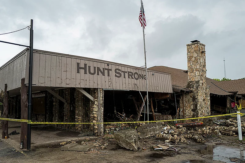 Texas Floods Extreme Weather_The Hunt Store in Hunt