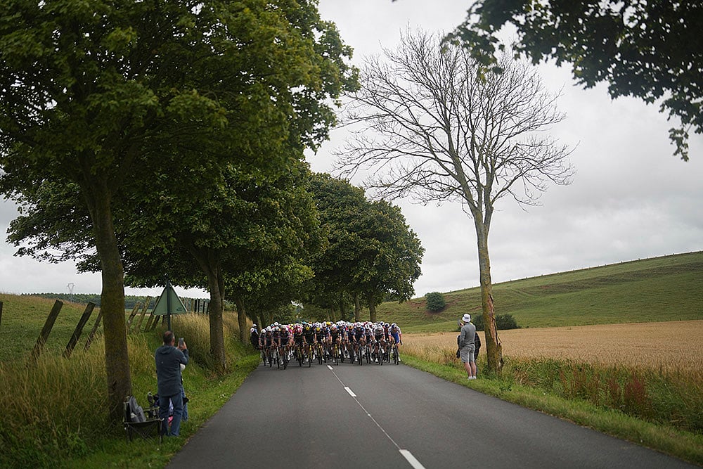 Second stage of the Tour de France cycling race 2025 