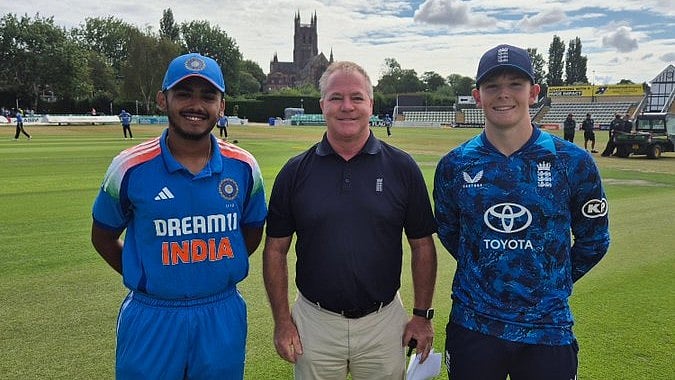 X | BCCI  : India U-19 Vs England U-19 Toss.