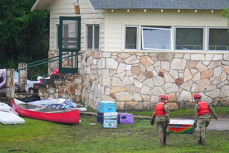 Texas Floods Extreme Weather, Guadalupe River flash flood