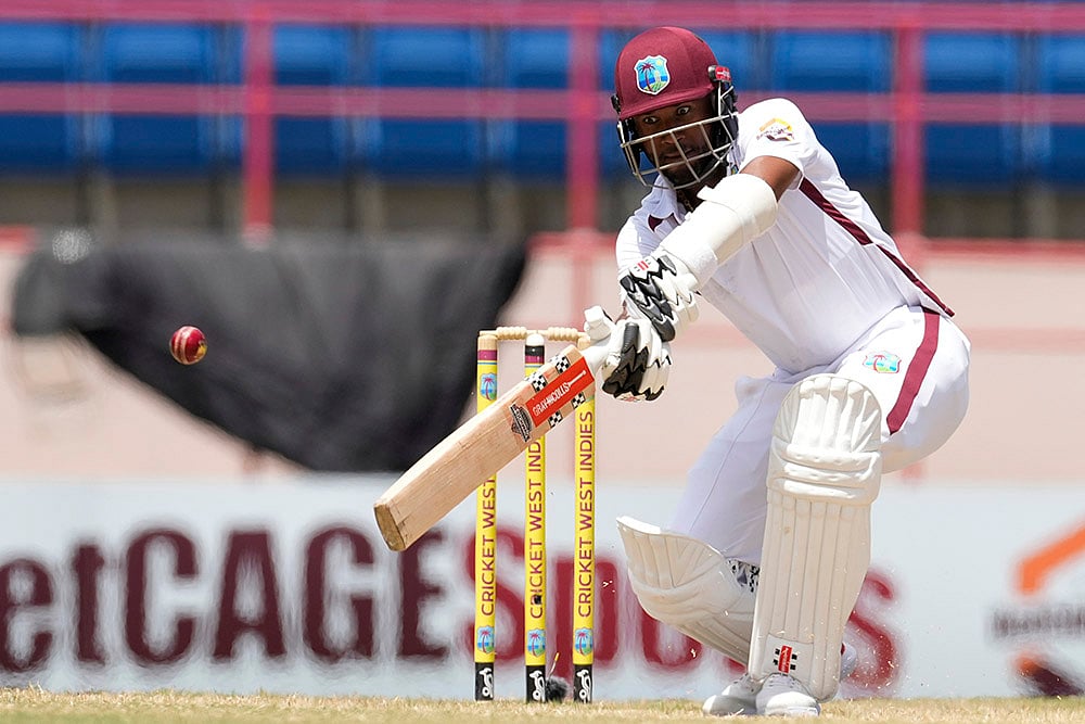 Australias Tour of West Indies; WI Vs AUS 2nd Test Cricket match Day 4 photos_Kraigg Brathwaite