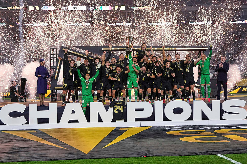 CONCACAF Gold Cup Final 2025 United States vs Mexico Soccer match  in Houston