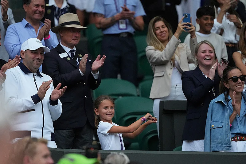 Tara, the daughter of Novak Djokovic