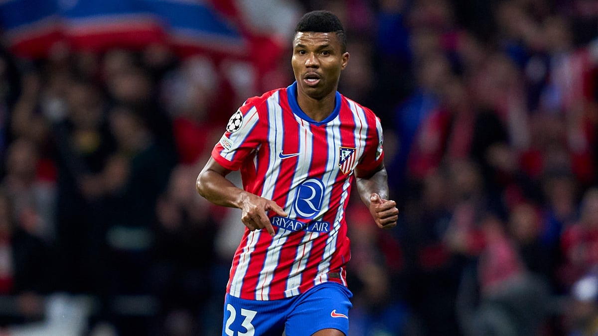 File : File photo of Reinildo Mandava in action for Atletico Madrid.