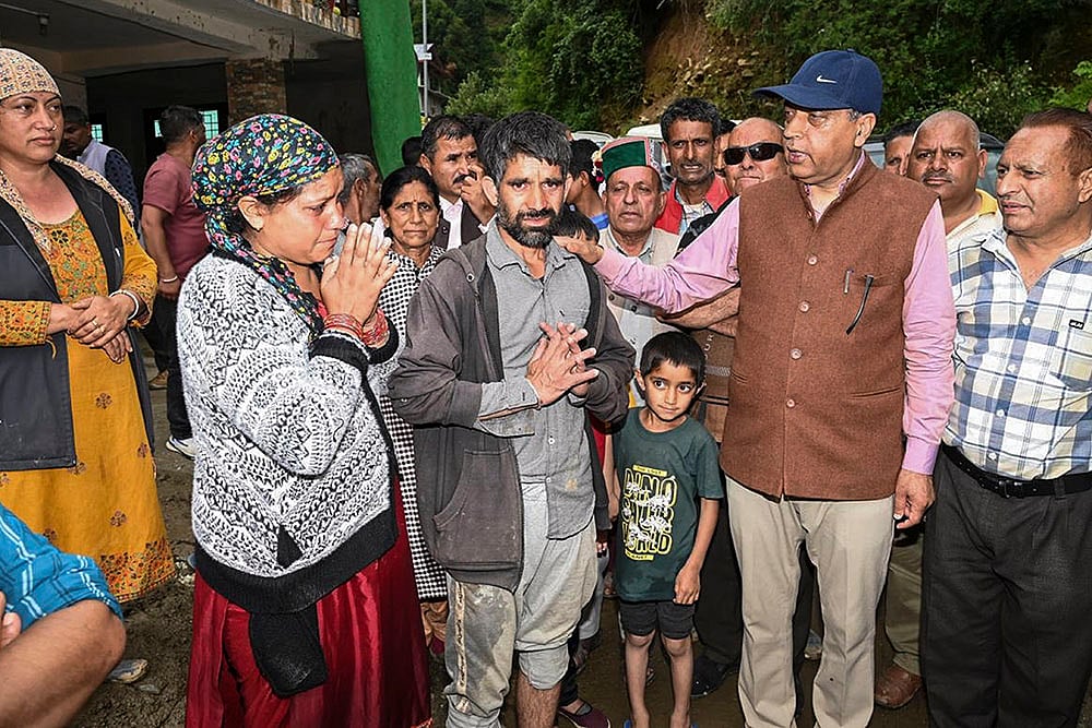Himachal Pradesh weather; cloudburst and flash flood hit Mandi area of HP_Former CM Jairam Thakur