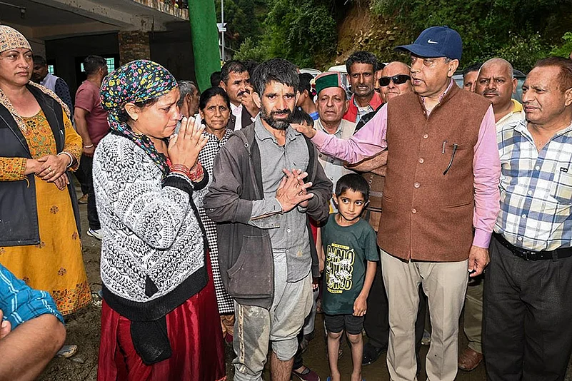 Himachal Pradesh weather; cloudburst and flash flood hit Mandi area of HP_Former CM Jairam Thakur