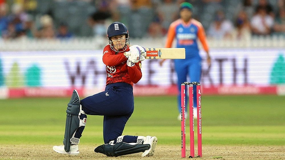 Photo: Nigel French/PA via AP : England Women vs India Women 2nd T20I