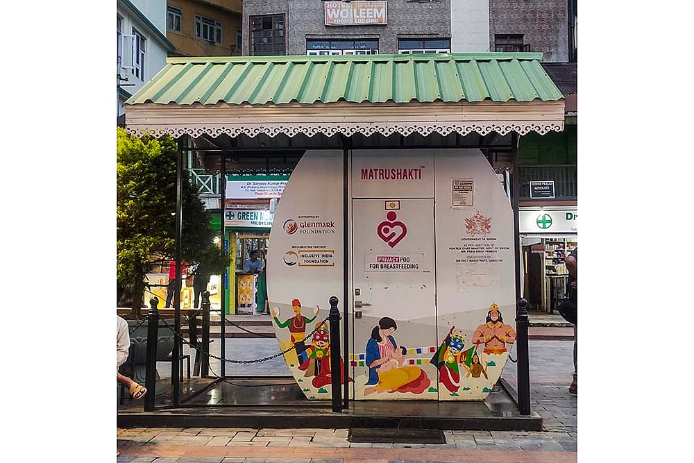 Breastfeeding pods in Sikkim