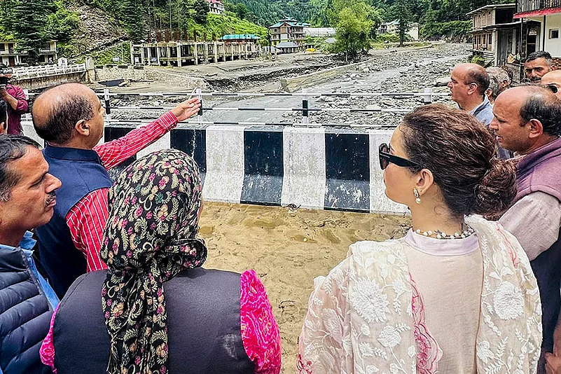 Himachal Pradesh weather; cloudburst and flash flood hit Mandi area of HP_Kangana Ranaut