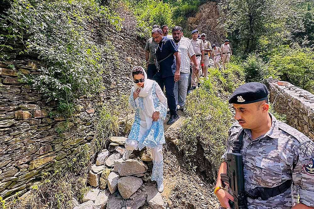 Himachal Pradesh weather; cloudburst and flash flood hit Mandi area of HP_BJP MP Kangana Ranaut 