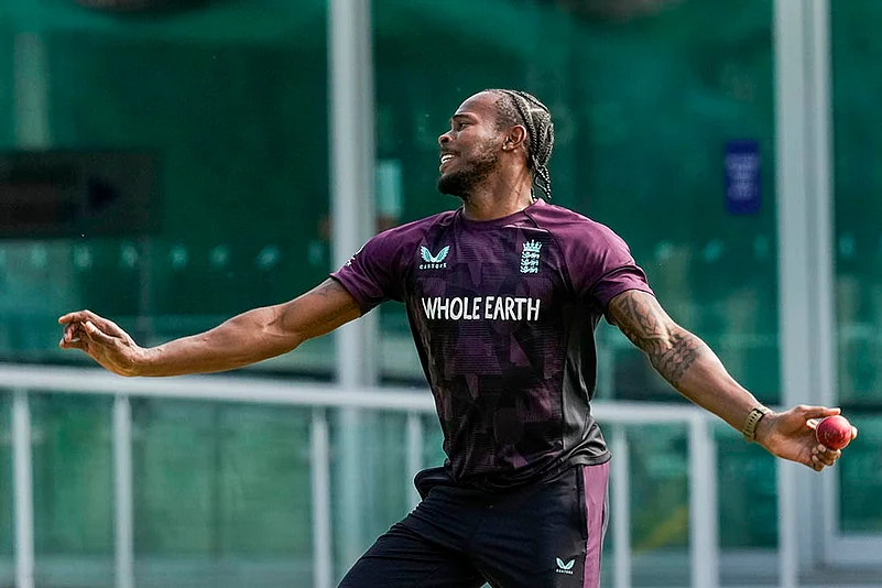 India vs England 3rd Test, Team Englands training session in Lords cricket ground_Jofra Archer