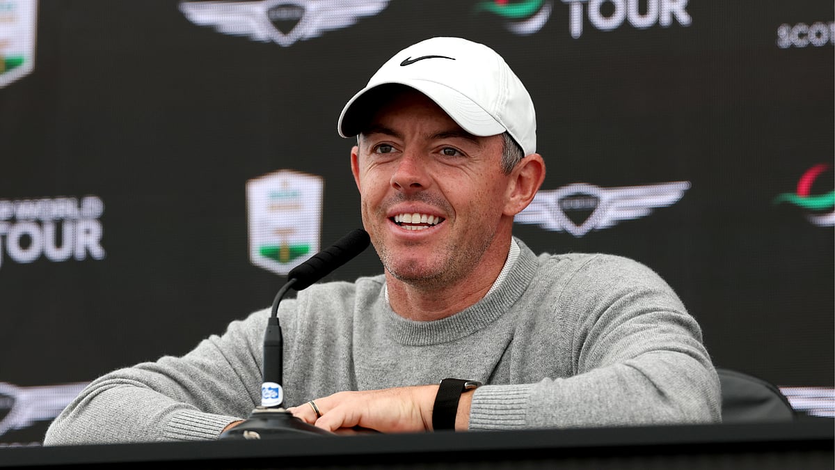 Rory McIlroy at the Scottish Open