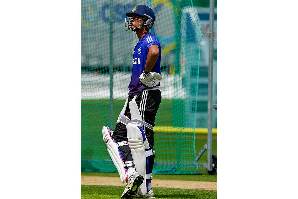 India vs England 3rd Test, Team Indias training session in Lords cricket ground_Yashasvi Jaiswal