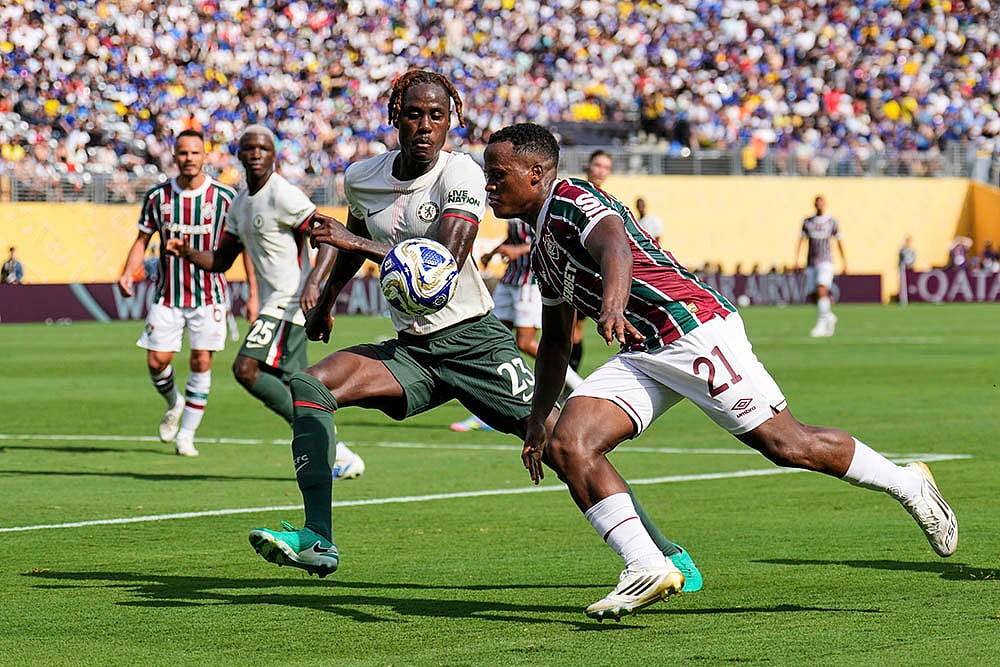 Fifa Club World Cup SF soccer match Fluminense vs Chelsea in New Jersey_Jhon Arias
