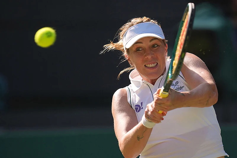 Britain Wimbledon Tennis: Amanda Anisimova vs Anastasia Pavlyuchenkova
