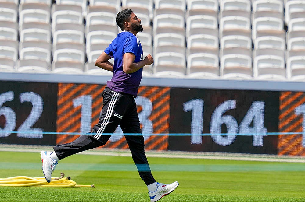 India vs England 3rd Test, Team Indias training session in Lords cricket ground_Mohammed Siraj