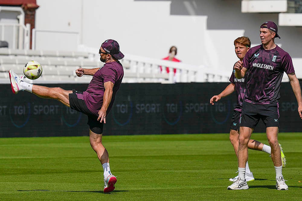 India vs England 3rd Test, Englands training in Lords cricket ground_ Zak Crawley, Ollie Pope
