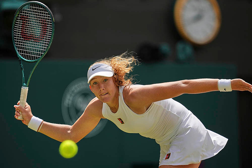 Wimbledon Tennis 2025 Quarter-Final Belinda Bencic vs Mirra Andreeva photos_10