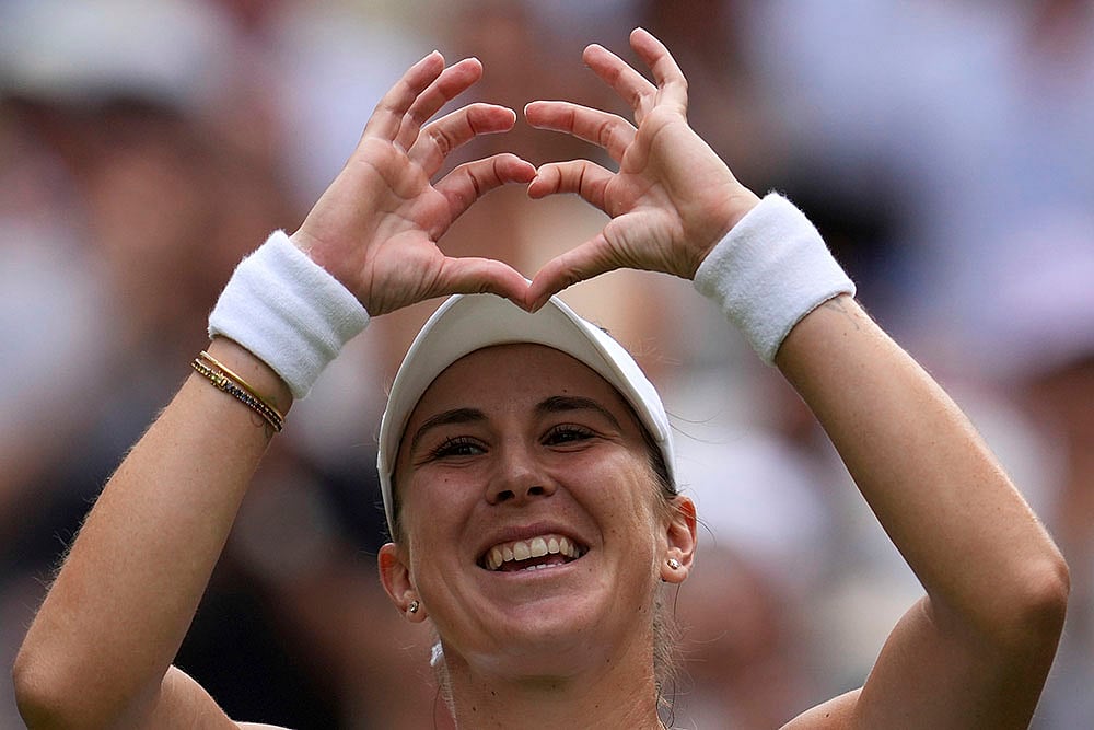 Wimbledon Tennis 2025 Quarter-Final Belinda Bencic vs Mirra Andreeva photos_2