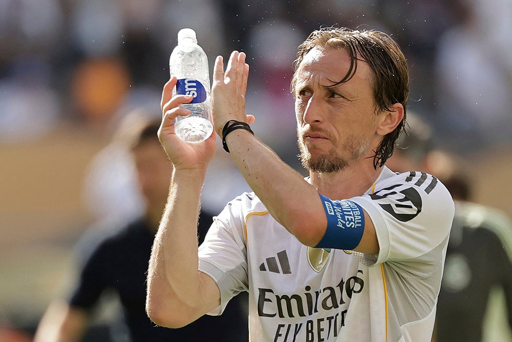 Fifa Club World Cup semifinal soccer match PSG vs Real Madrid in New Jersey_Luka Modric