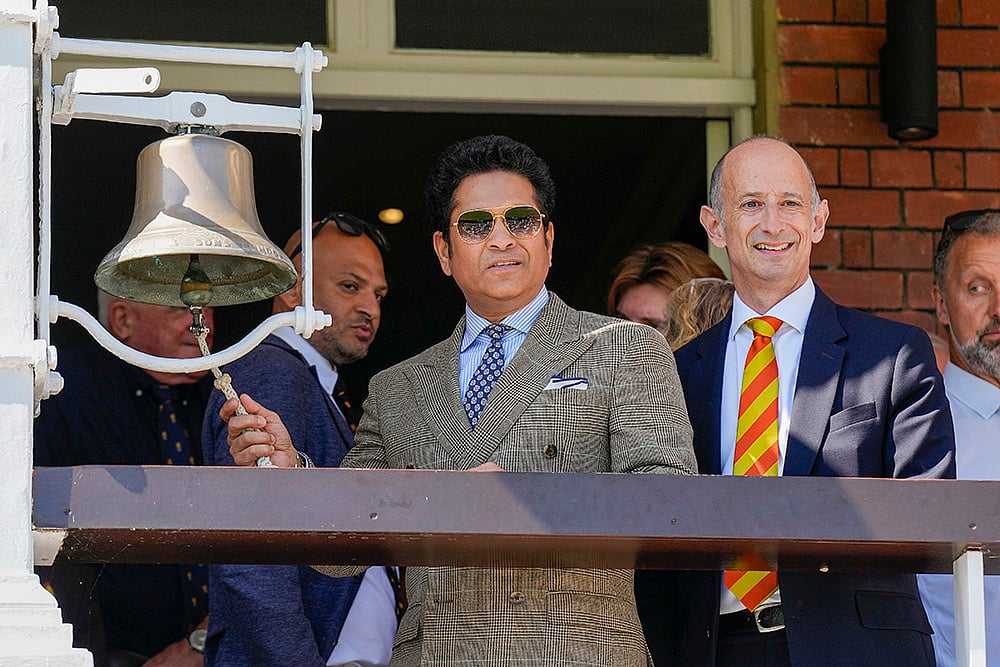 Indias tour of England IND vs ENG 3rd Test Day 1 at Lords cricket ground: Sachin Tendulkar